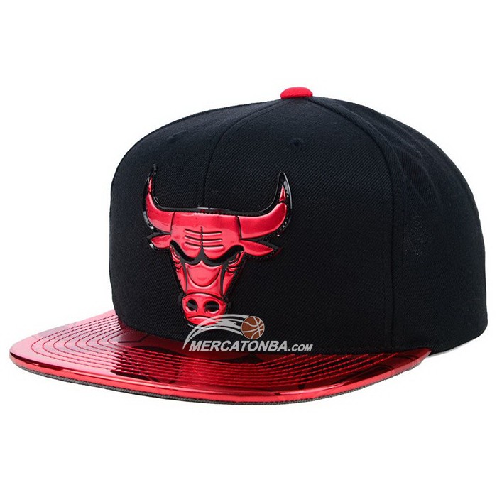 Cappellino Chicago Bulls Rosso Nero3